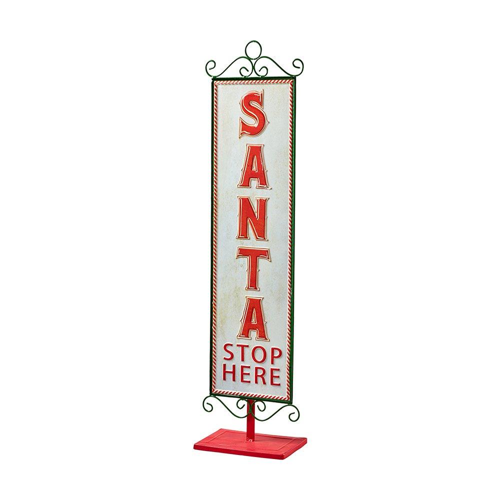 Schild "SANTA" zum Aufstellen